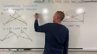 Congruence with overlapping triangles