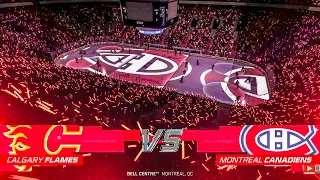 Calgary Flames vs Montreal Canadiens 12/12/2022 NHL 23 Gameplay