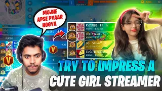 Guild Test Prank On Cute Girl Streamer 🤯❤️ - Funniest Match Must Watch 🤣 - Free Fire Max