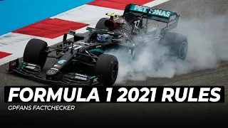 Formula 1 2021 Rules - Everything You Need To Know | FactChecker