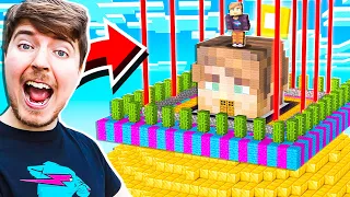 I Found MrBeast's SECRET BASE in Minecraft!