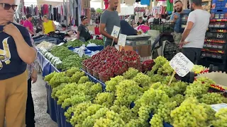 September 2023 Market in LIMAN - Bazar - Pazar - Antalya - Konyaaltı , Turkey - 4K