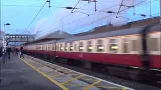 90MPH - A4 No. 4464 'Bittern' - 'The Capital STREAK' - RIPPING THROUGH GRANTHAM - 7/12/13 - (RYTC)