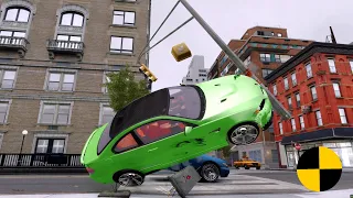 GTA 4 CRASH TESTING REAL CAR 160