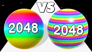 2048 BALLS 3D Voodoo (vs) BLOB MERGE 3D - ASMR Gameplay