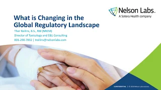 What is Changing in the Global Reglatory Landscape