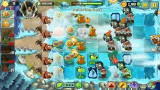 Plants vs Zombies 2 - FROSTBITE CAVES DAY 24 - WALK THROUGH