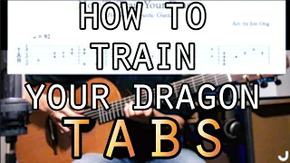 How To Play: How To Train Your Dragon - Acoustic Guitar TABS - Full Transcription