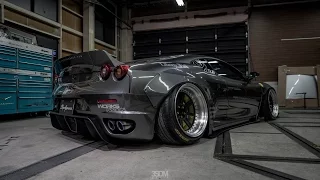 Liberty Walk Ferrari F430 - R | Slammedenuff | 3SDM Alloy Wheels