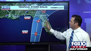 Tropical Storm Idalia still expected to strengthen in the coming days