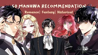 50 ROMANCE MANHWA RECOMMENDATION | PART 1