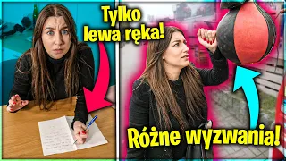 UŻYWAM TYLKO LEWEJ RĘKI PRZEZ CAŁY DZIEŃ!