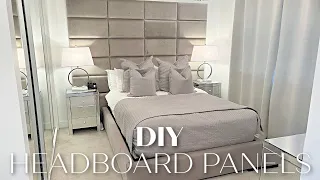 DIY HEADBOARD PANELS UK | HOW TO SAVE ££ ON THE HOTEL LOOK