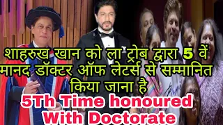 ShahRukh Khan awarded honorary doctorate by La Trobe University at Indian Film Festival of Melbourne