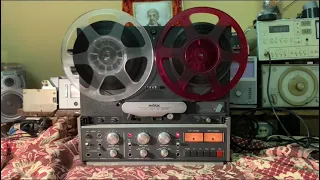 ReVox B77 mk 2. Запись на 38 ск, тест новых тормозов