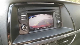 Mazda 6 установка камеры заднего + переднего вида и подключение к штатному монитору