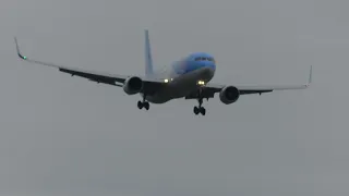 VERY RARE - TUI Boeing 767 Lands into East Midlands Airport (EMA)