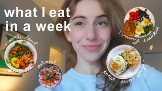 what i eat in a week 🍳 as a 24-year old living in NYC | simple, easy, healthy recipes