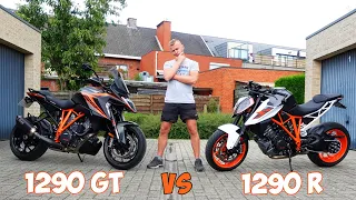 KTM Superduke 1290 GT vs R : Side By Side Comparison