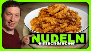 Hackfleischtopf mit Nudeln | Einfach & Lecker | Mittagessen Idee