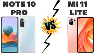 Redmi Note 10 Pro vs Xiaomi Mi 11 Lite 4G / Полное сравнение