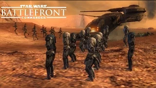 Star Wars Battlefront Commander - DROID Army! Separatist Land Battle