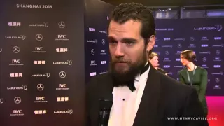 Henry Cavill Interview at the Laureus World Sports Awards 2015