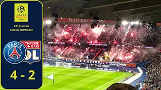 🔴🔵Paris SG 4-2 Lyon⚪⚪ [09/02/20] : Ambiance Virage Auteuil + entrée des deux équipes 🔥🔥