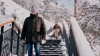 Самая длинная лестница в России. Красноярск. Торгашинский хребет