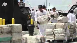 Raw Video: Coast Guard Unloads 7.5 Tons of Drugs