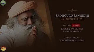 Sadhguru Sannidhi English - Join at 6-16 PM - 25 April #sadhguru #savesoil