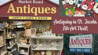 Market Road Antiques and St. Jacobs Antique Market in St. Jacobs, Ontario | Life Art Thrift