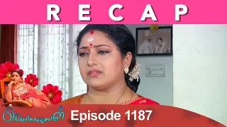 RECAP : Priyamanaval Episode 1187, 05/12/18