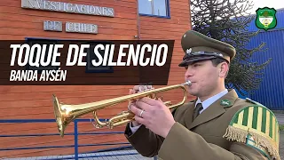 Toque de silencio - Banda Instrumental de Carabineros de Aysén en memoria de Valeria Vivanco.