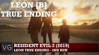 Resident Evil 2 (2019) - true ending (after 2nd run). Leon ending - 2nd run.