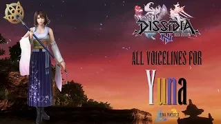 Dissidia NT: All Yuna voicelines