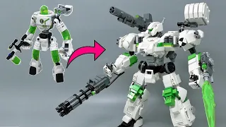 Upgrading LEGO Robot To Armored Core Style [Bipedal]