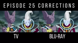 Dragon Ball Super - TV vs Correcciones en Blu-Ray