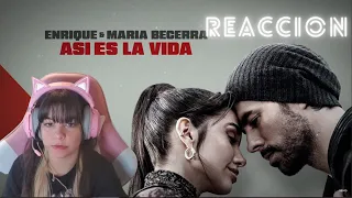 Enrique Iglesias, Maria Becerra - ASI ES LA VIDA // Reaccion de una española