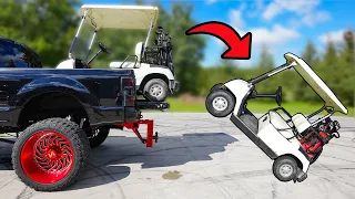 Easy Golf Cart Unload