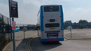 (ALX+bus broke down) Antrim station (co Antrim) 20/5/24