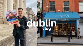 a literary tour of dublin 🇮🇪 (book shopping in a writer's paradise)