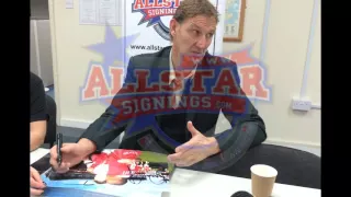 Tony Adams & Ian Wright autograph signing for Allstarsignings