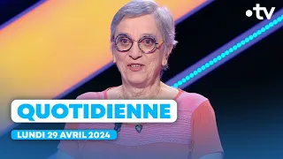 Emission Quotidienne du Lundi 29 Avril 2024 - Questions pour un Champion