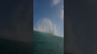 HUGE Drop Knee Snap 🫰 || #bodyboard #surf #bodyboarding #oahu #tiktok #shorts #reels #gopro