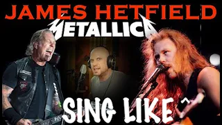How to Sing Like James Hetfield (Hyper Compression, Air Flow, Moderation) NOT a Reaction!