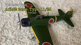 21st Century Toys: A6M2 Zero Type 11/21 (1:32 scale) UNBOXING