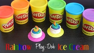 Play Doh Rainbow Swirl Ice Cream In A Bowl