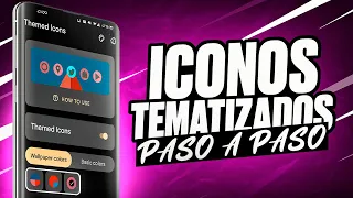 TEMATIZA tus ICONOS SIN ANDROID 12!!!