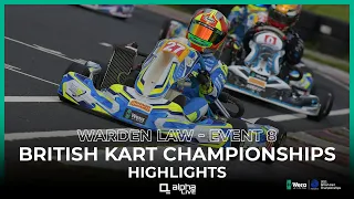 Warden Law Race Highlights - Event 8 British Kart Championships